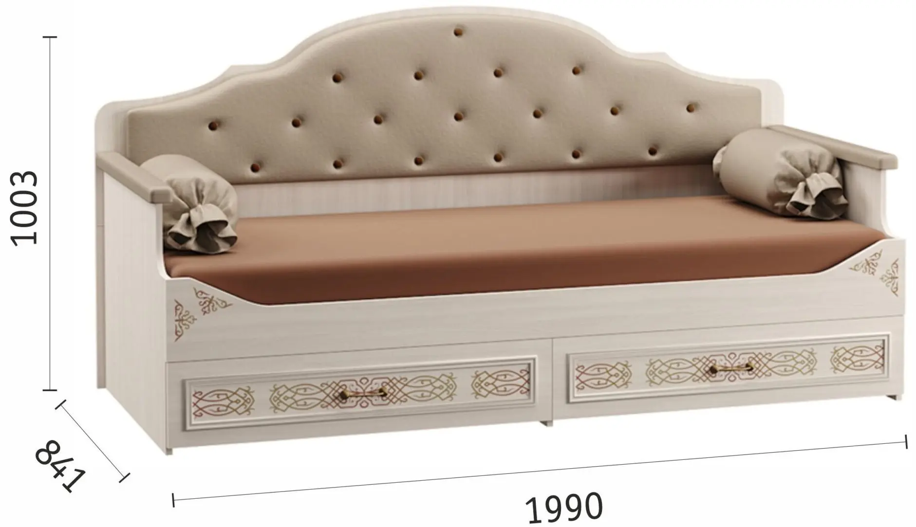 Pat Mobi Florentsiya 11.07 80x190 (Ash Anchor Light/Platinum) - 2