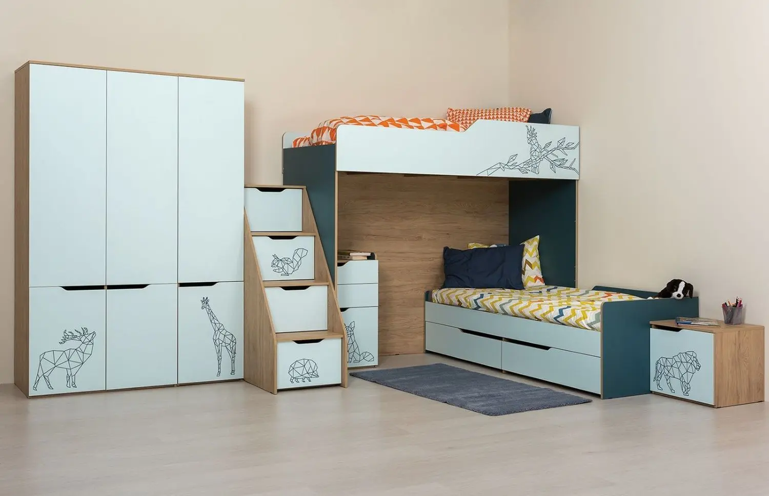 Pat Mobi Gudvin 11.12 (Hickory Rockford Natural/Petrol/Mint) - 3