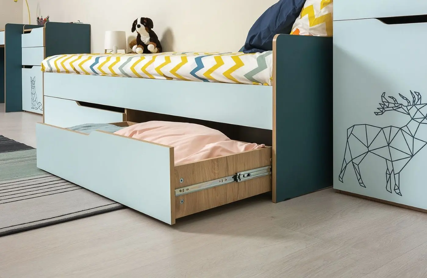 Pat Mobi Gudvin 11.12 (Hickory Rockford Natural/Petrol/Mint) - 5