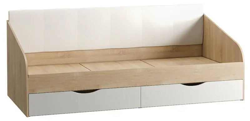 Pat Mobi Linda 01.60 90x200 (Sonoma Oak/White)