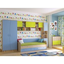 Pat Mobi Nika 424 (Sand Beech/Capri Blue) Thumb