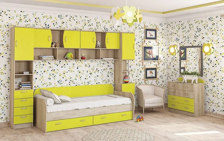 Pat Mobi Nika 424 (Sand Beech/Green Lime)