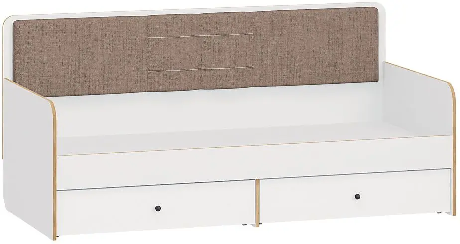 Pat Mobi Vudi 11.02 90x200 (White/Gold Oak/Savannah Latte)