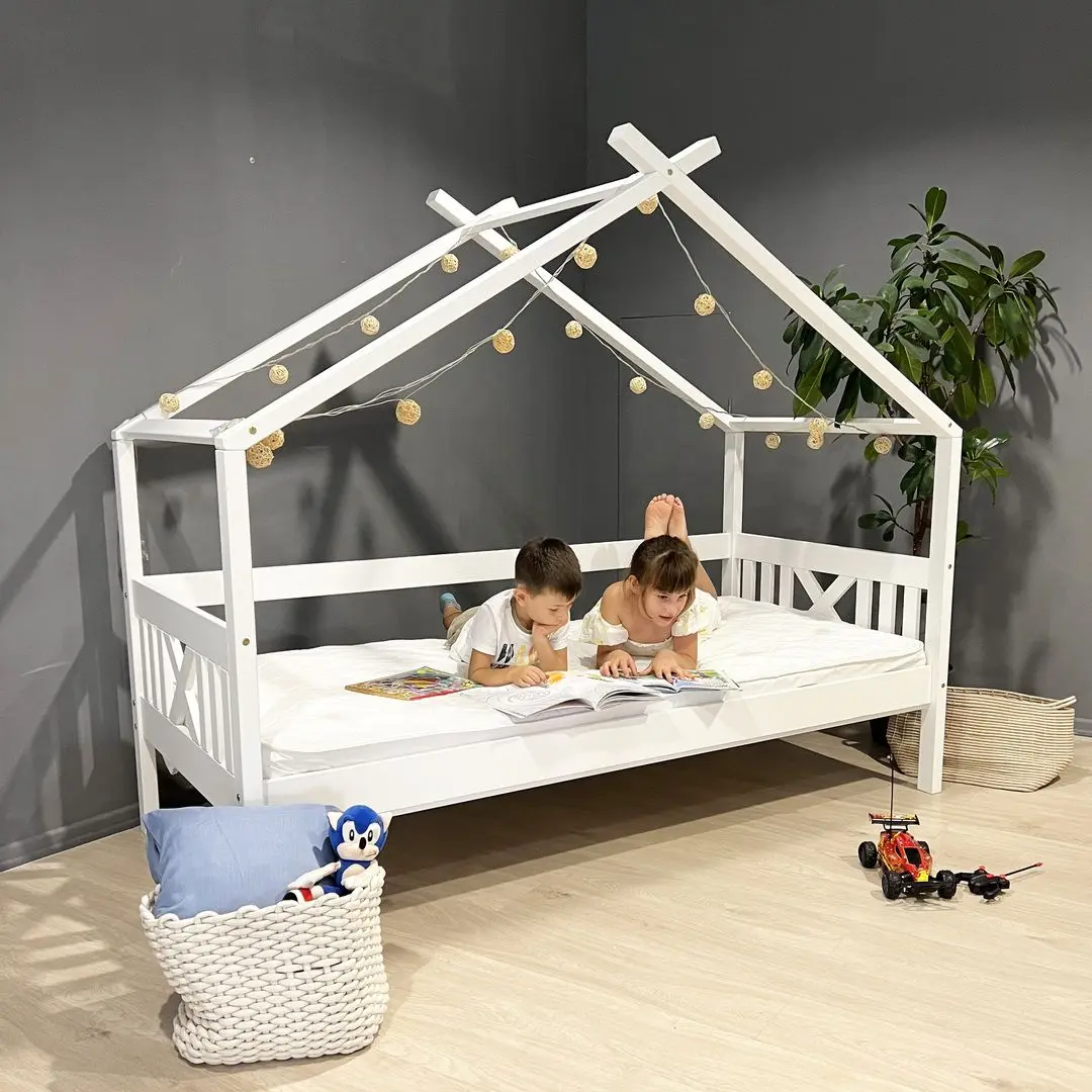 Pat-casuta MobiCasa Fiona 90x200 (White) - 7