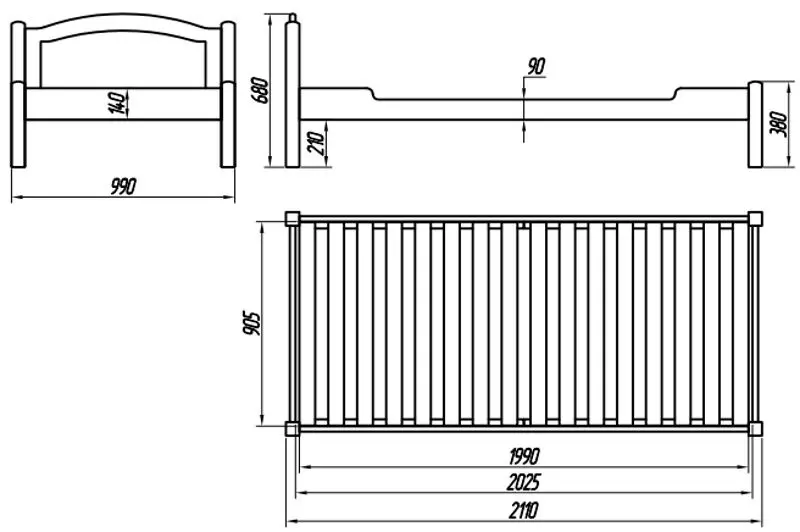 Pat MobiCasa Goofy 1 90x200 (White) - 2