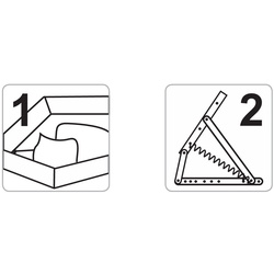 Кровать Modern Ameli 1 Vavilon 65 подъемный механизм 160x200 (Brown-Gray) Thumb