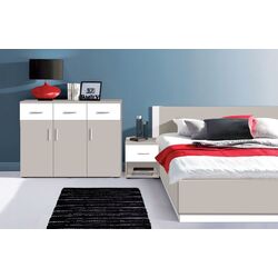 Pat Modern Francesca 160x200 (Cashmere/White) Thumb