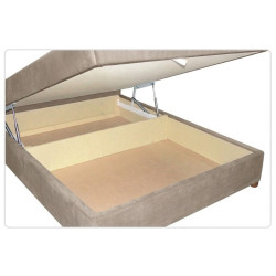 Кровать Modern Milena Cacharel New 13 подъемный механизм 160x200 (Beige) Thumb