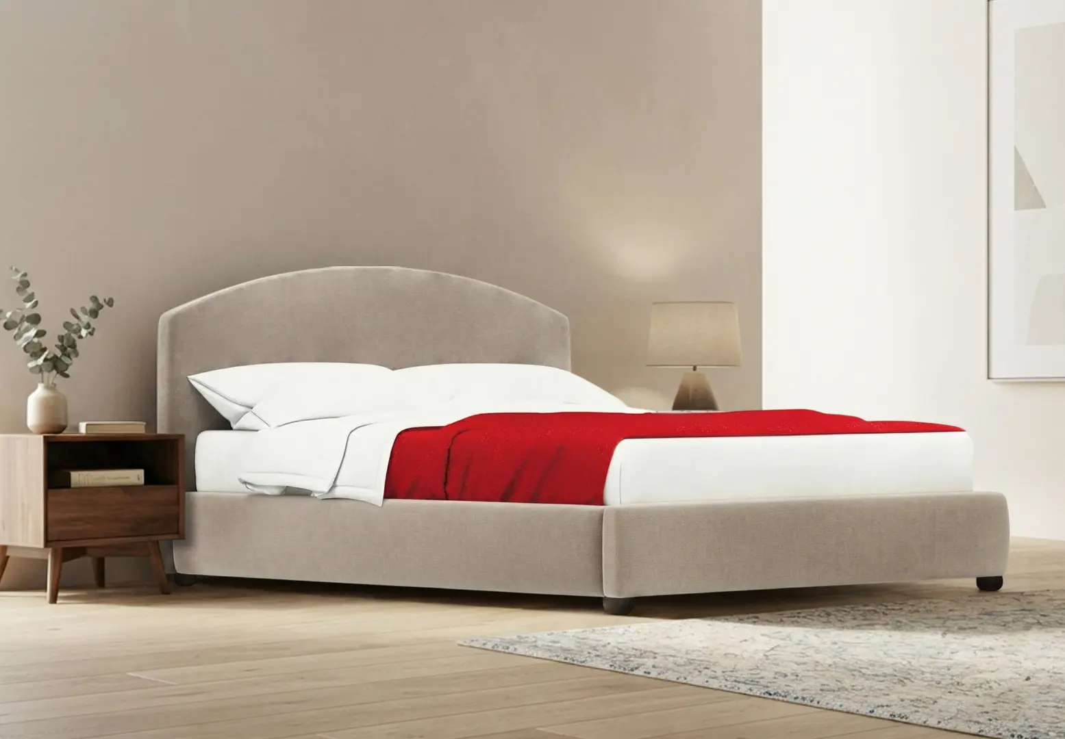 Кровать Modern Milena Cacharel New 13 подъемный механизм 160x200 (Beige)