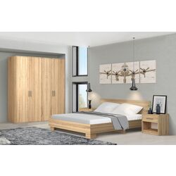 Pat Modern Tennessee baza lamele 160x200 (Sonoma Oak) Thumb
