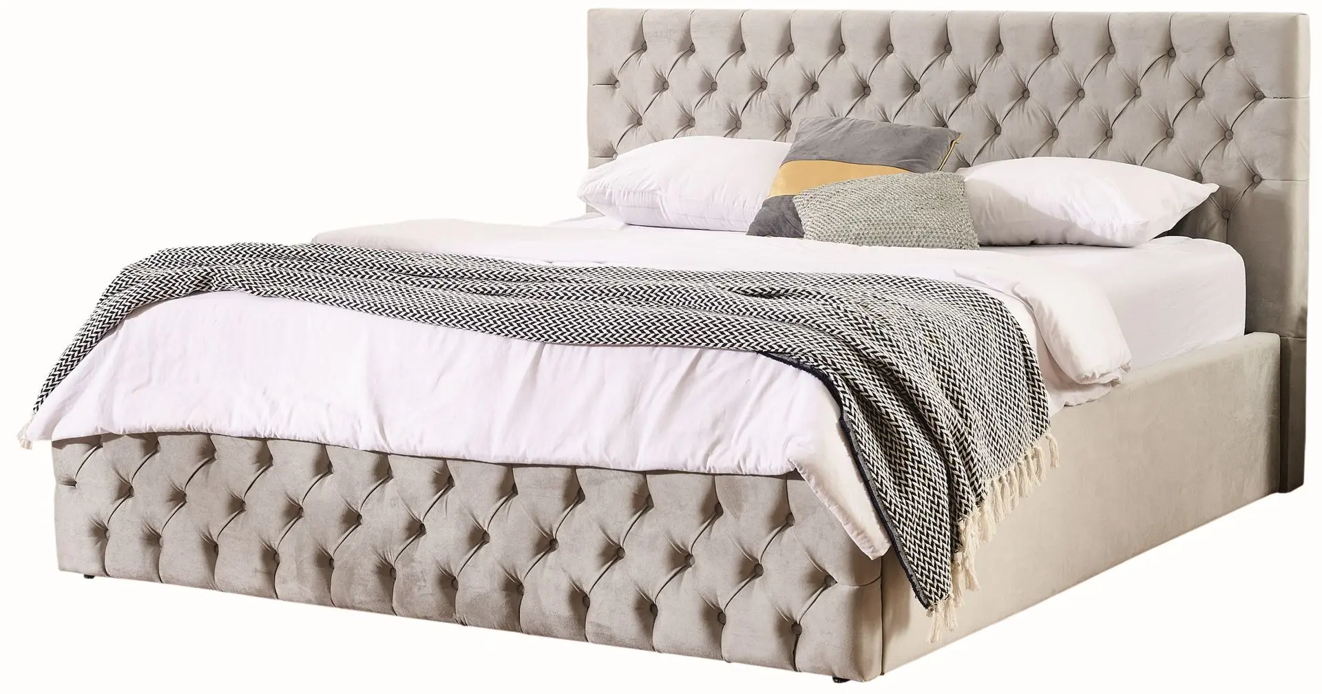 Pat Monessa Ayla Highbed 160x200 Duca (Gray Light)