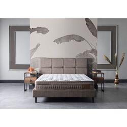 Кровать Monessa Carre 140x200 Keten Q (Brown Light) Thumb