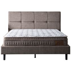 Кровать Monessa Carre 160x200 Keten Q (Brown Light)