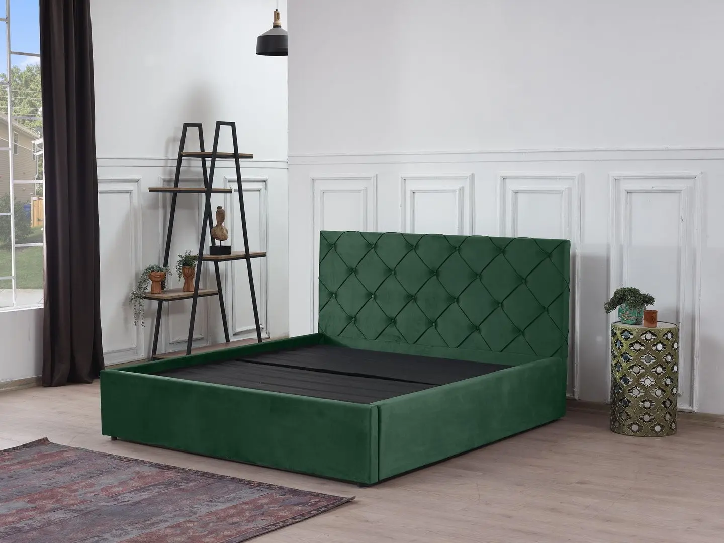 Кровать Monessa Majestic Highbed 160x200 Sasmen (Green) - 5