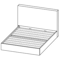 Pat Monessa Stripes Highbed 160x200 Duca (Turquoise) Thumb