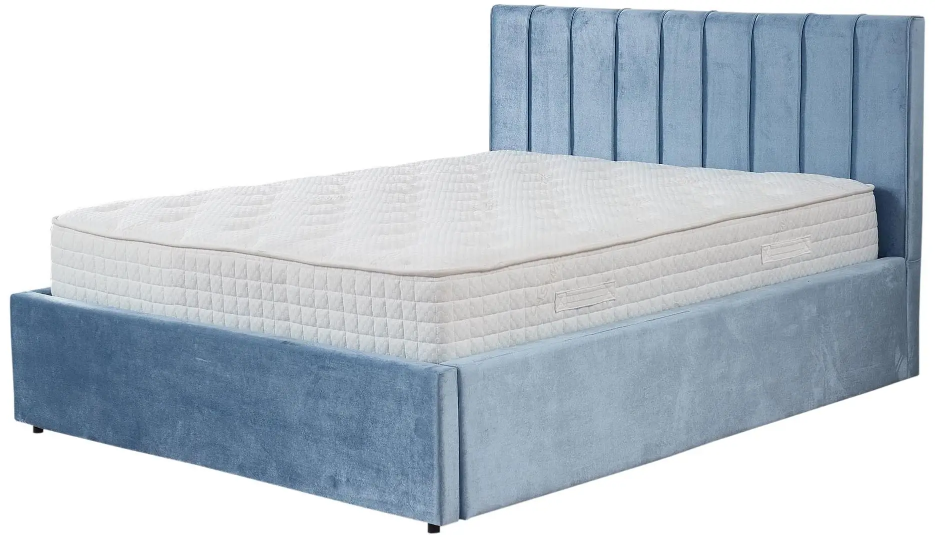 Кровать Monessa Stripes Highbed 180x200 с подъемным механизмом Duca (Turquoise)