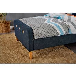 Pat Monessa Trend 160x200 Keten Q (Blue) Thumb