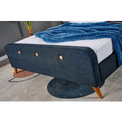 Pat Monessa Trend 180x200 Keten Q (Blue) Thumb