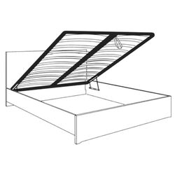 Pat Monessa Vertical Highbed 160x200 cu mecanism de ridicare Duca (Grey) Thumb