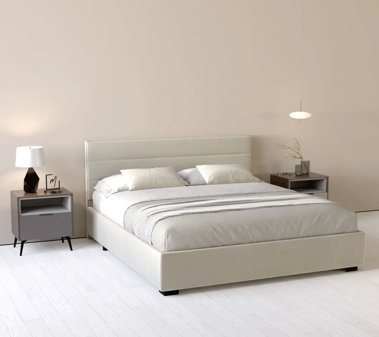 Кровать my-Amy 120x200 (Grigio)