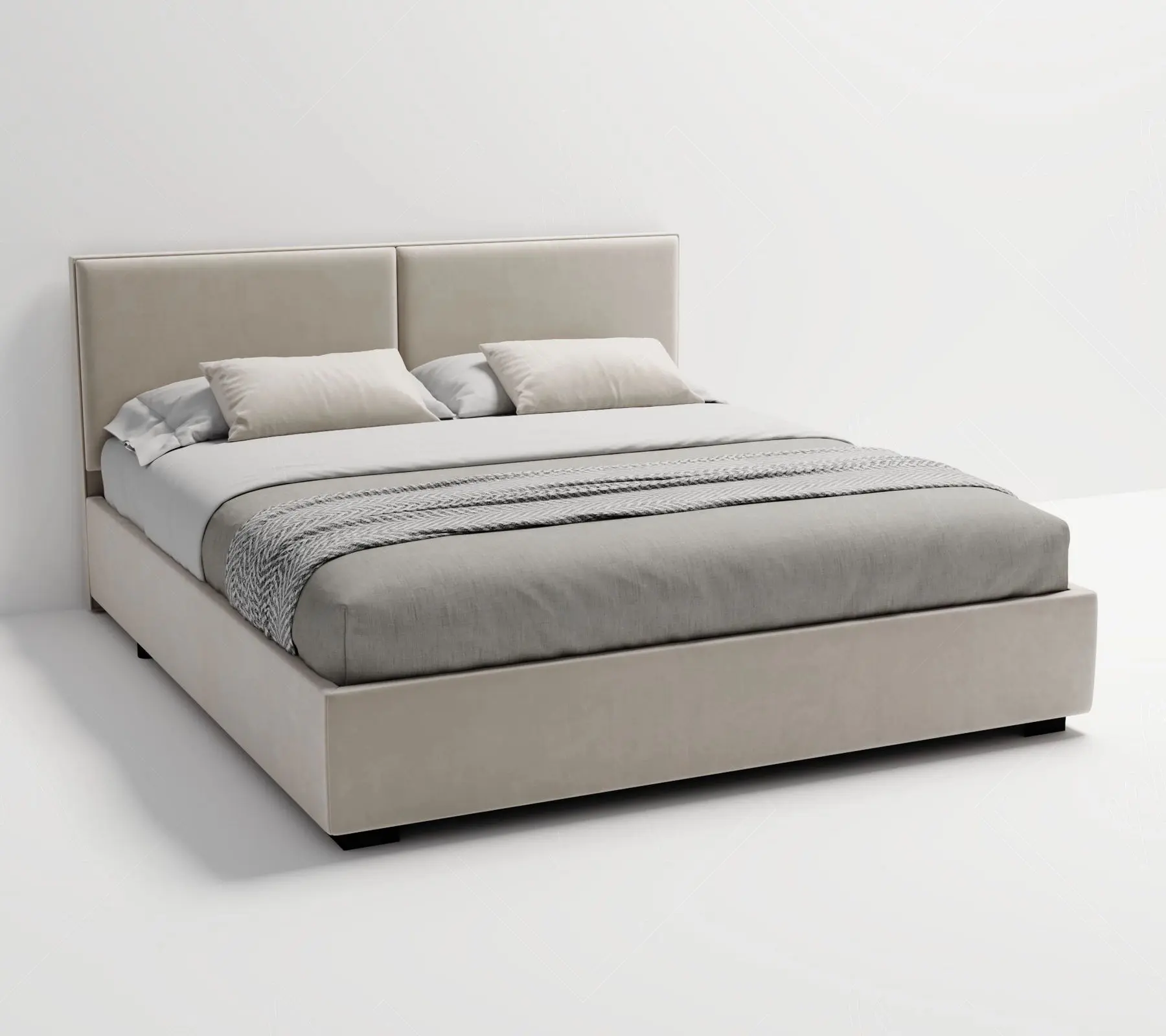 Кровать my-Bria 200x200 (Grigio)