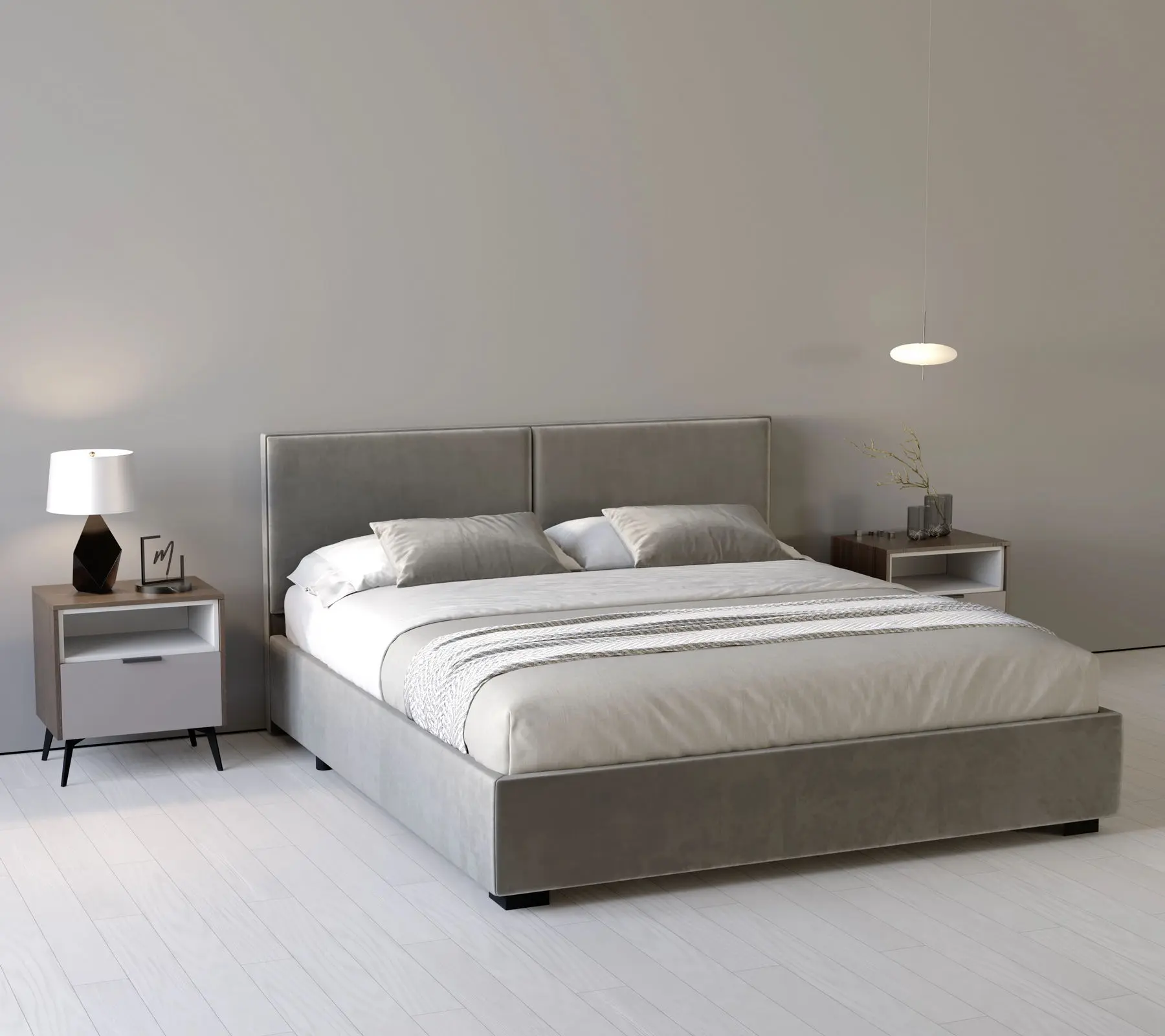 Кровать my-Bria 200x200 (Scuro)