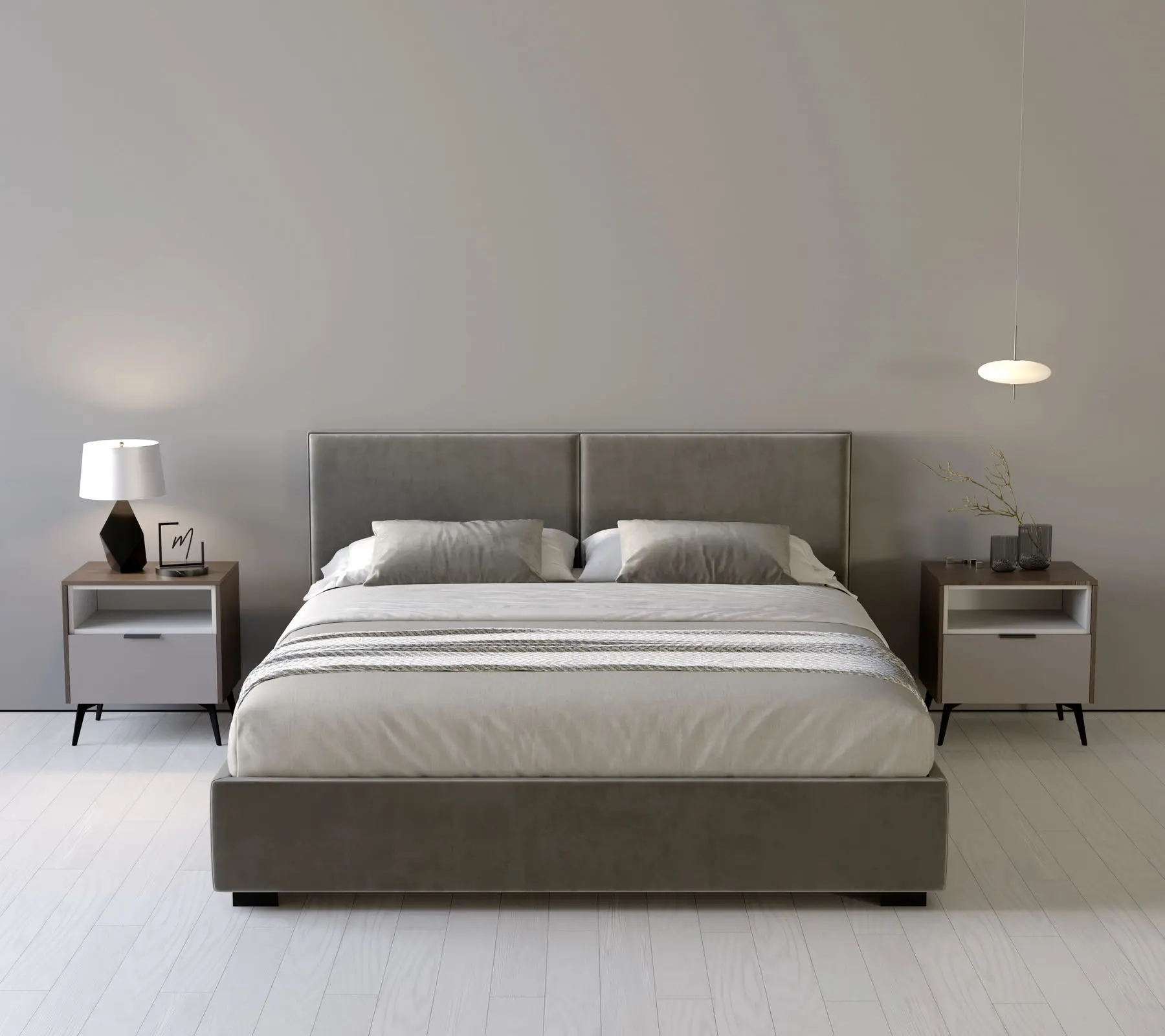 Кровать my-Bria 200x200 (Scuro)