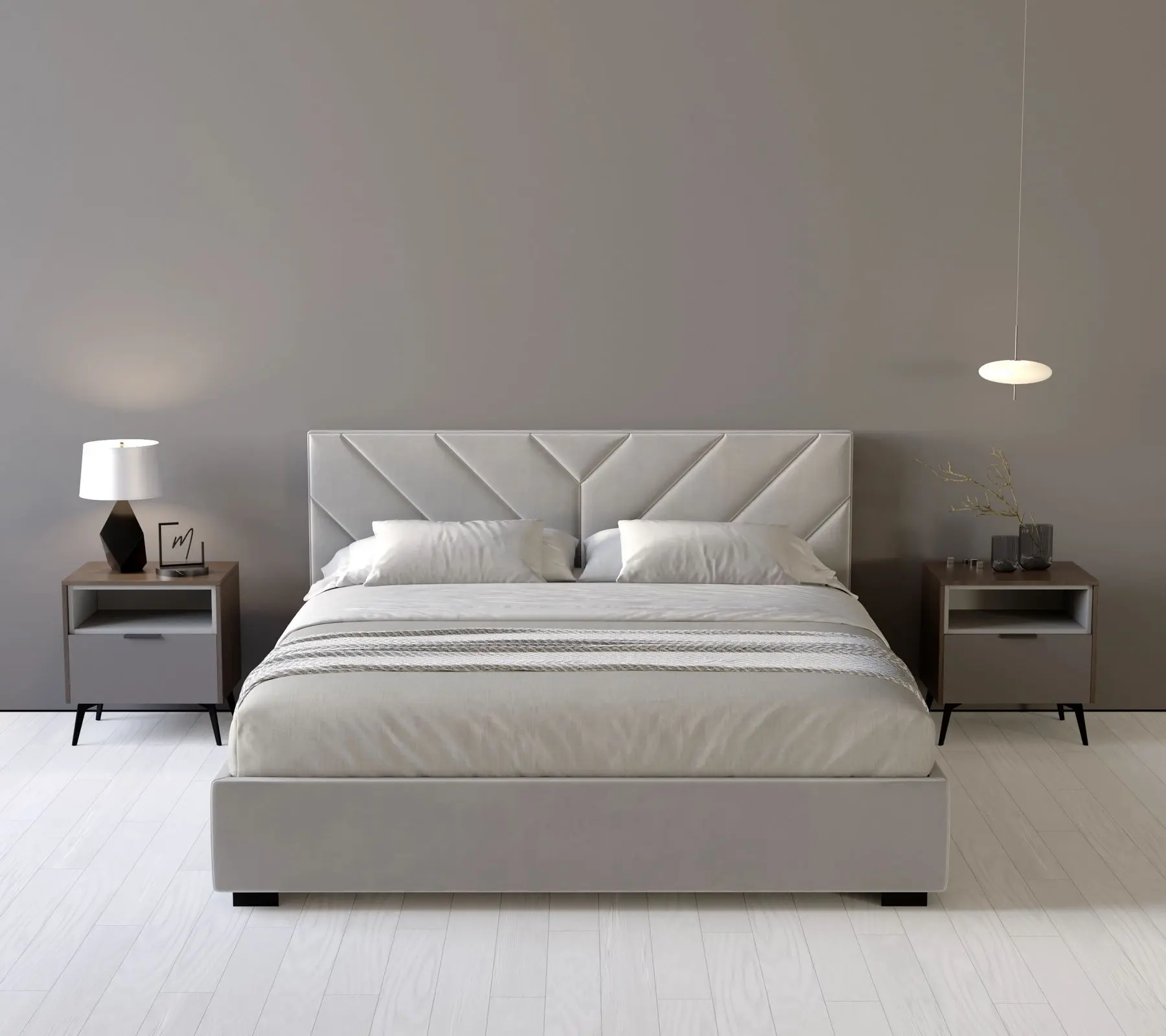 Кровать my-Kira 140x200 (Alluminio)