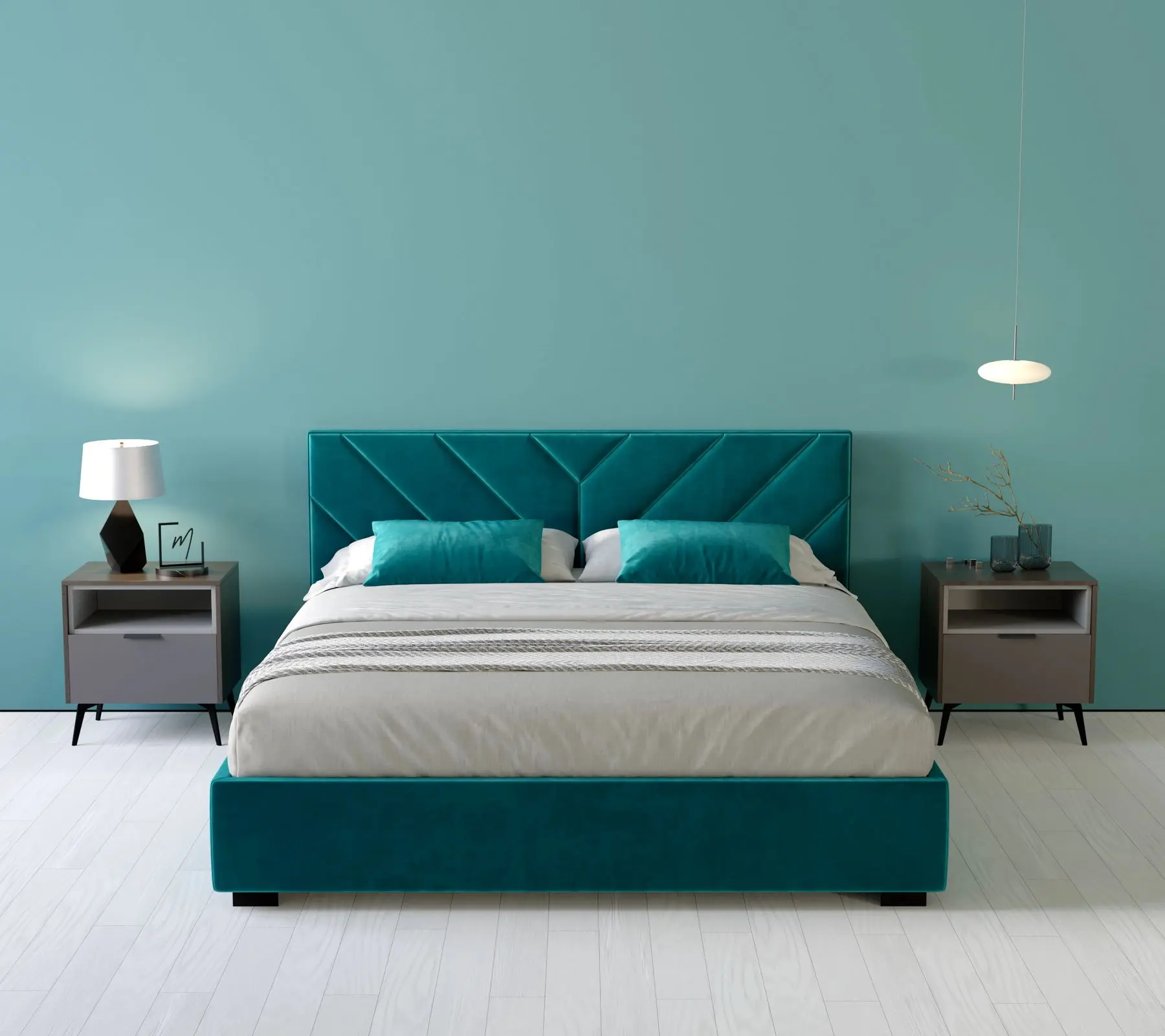 Pat my-Kira 180x200 (Azzurro)