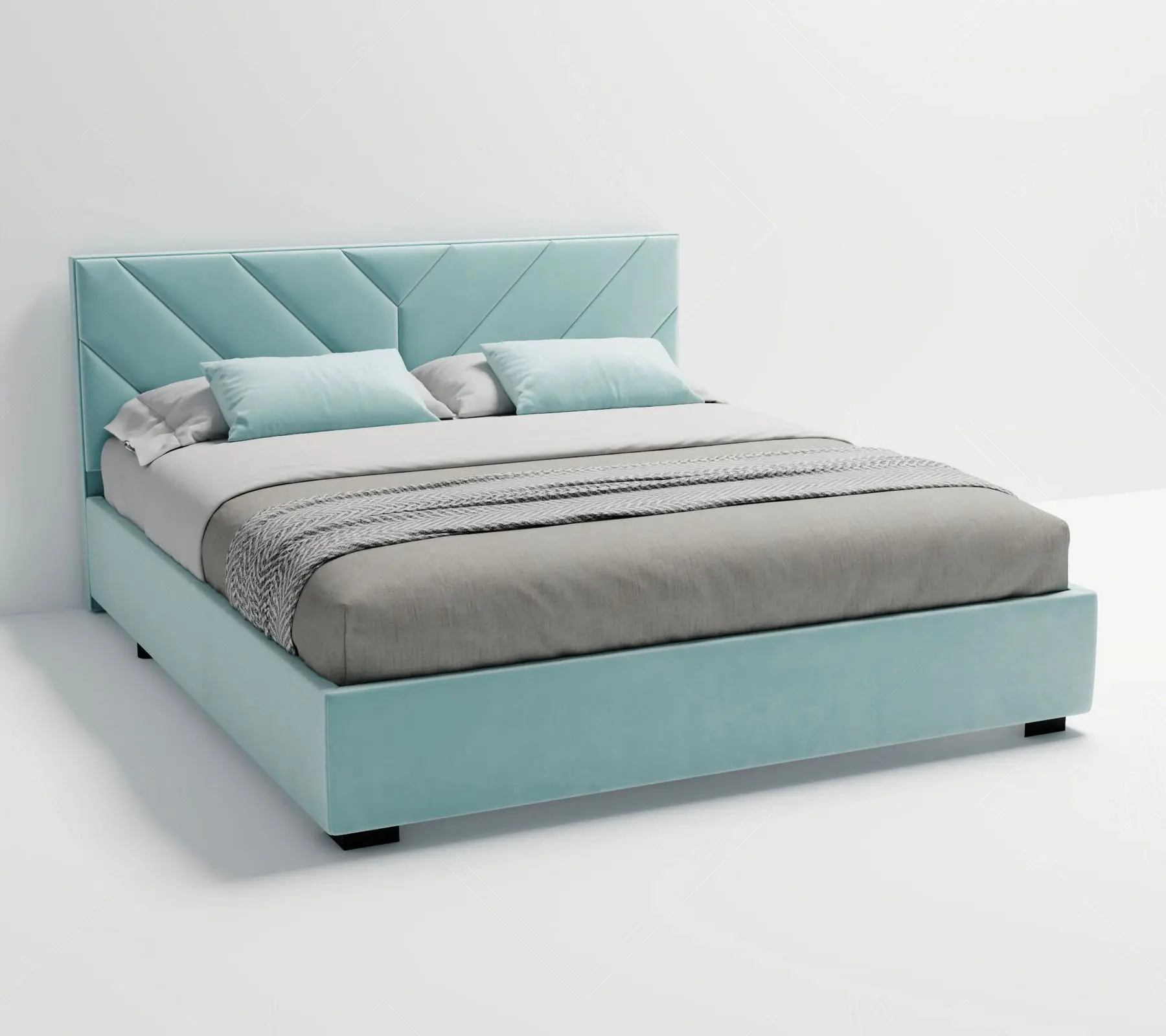 Кровать my-Kira 90x200 (Acqua)