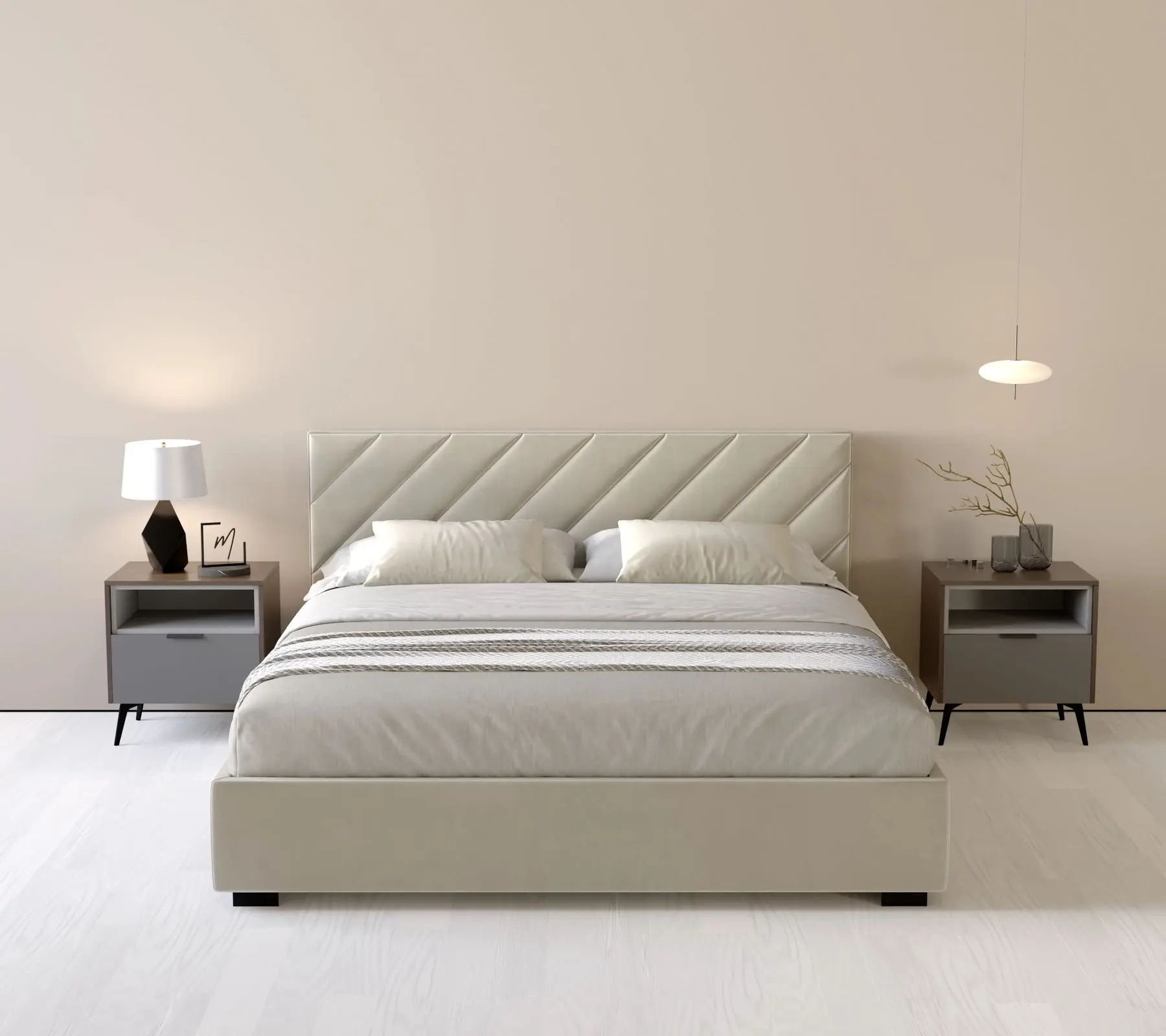 Кровать my-Luna 160x200 (Grigio)