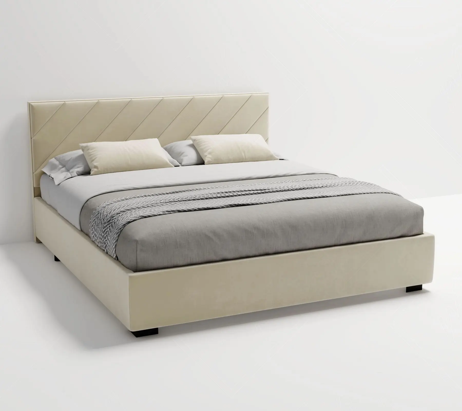 Кровать my-Luna 200x200 (Perla)