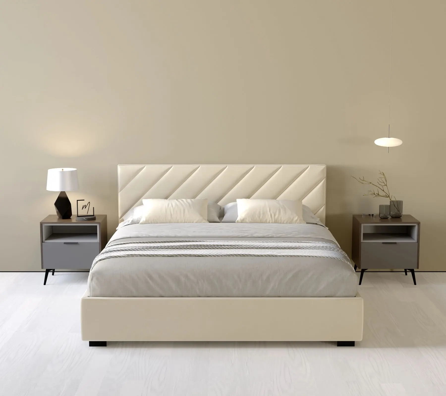 Кровать my-Luna 200x200 (Perla)