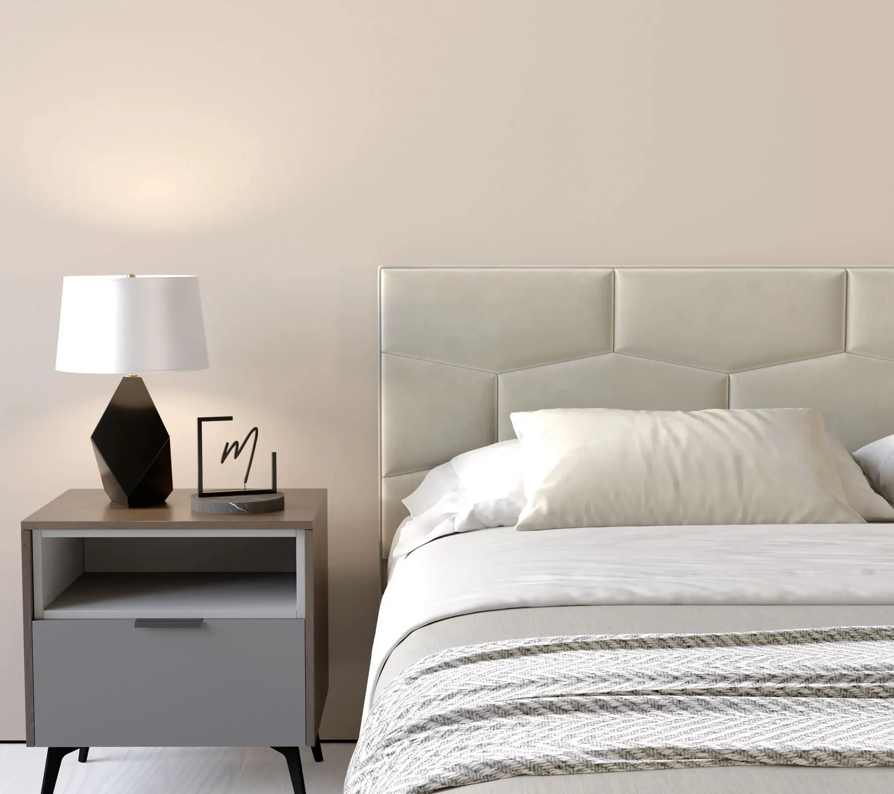 Кровать my-Mili 200x200 (Grigio)