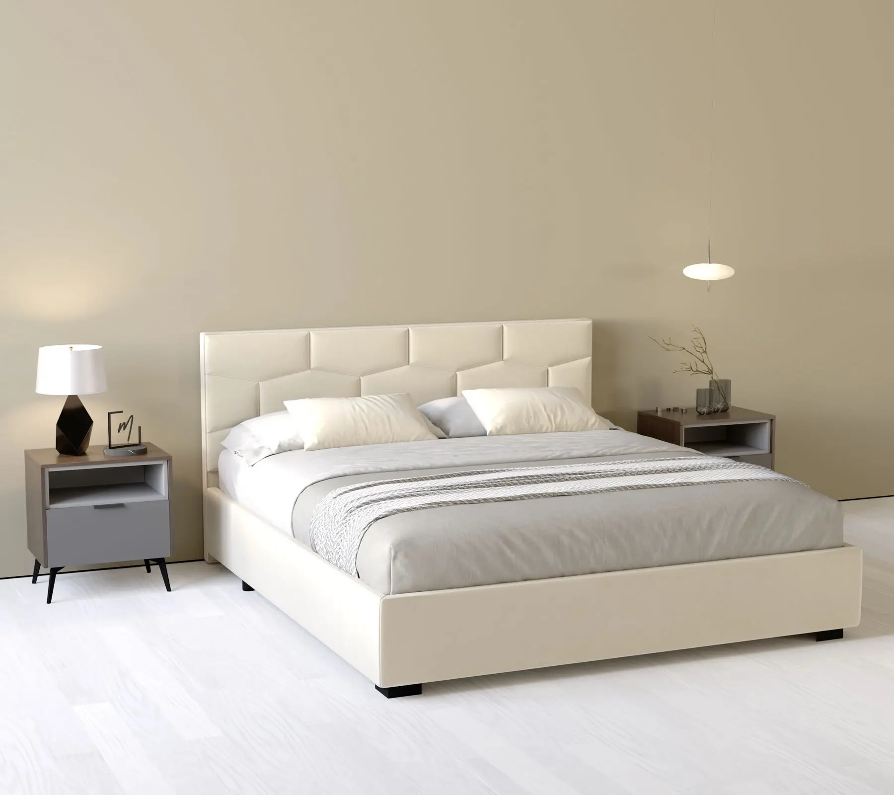 Кровать my-Mili 200x200 (Perla)