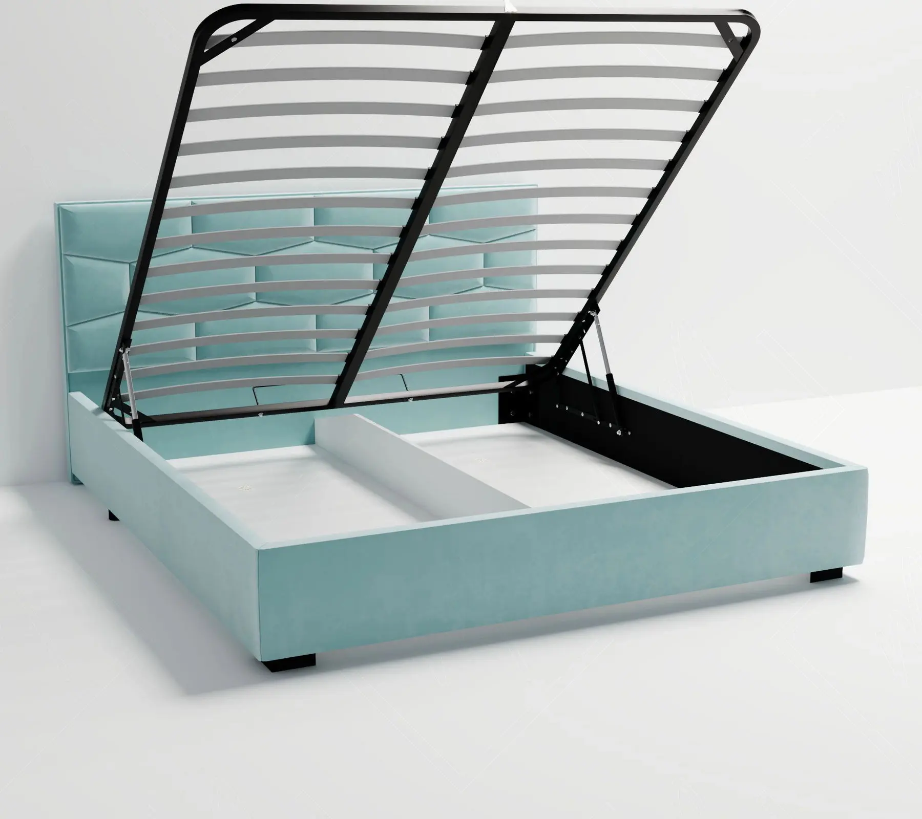 Кровать my-Mili 90x200 (Acqua)