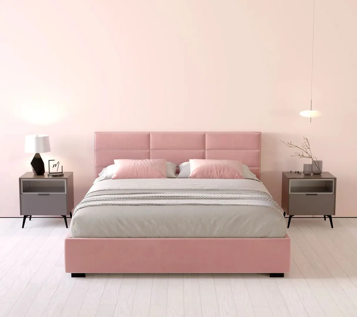 Кровать my-Nola 160x200 (Fucsia)