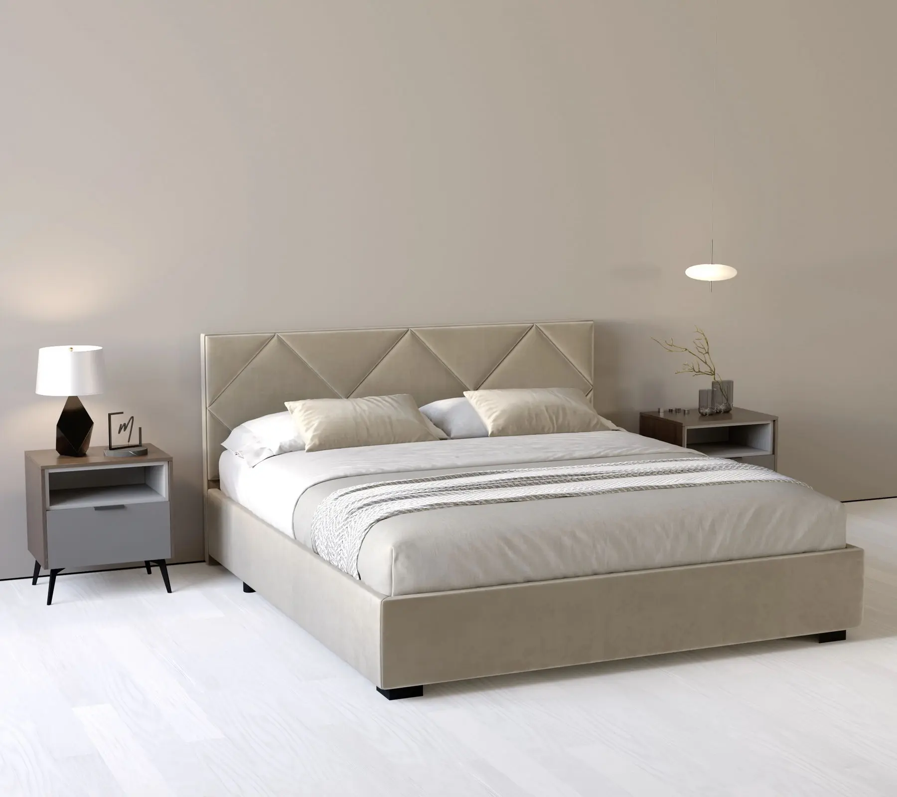 Кровать my-Zoea 160x200 (Pietra)