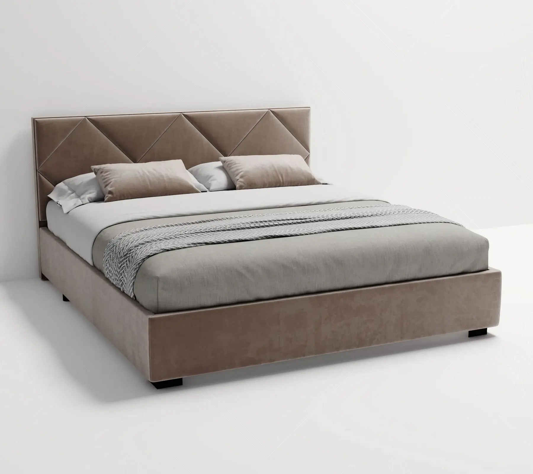 Кровать my-Zoea 200x200 (Noce)