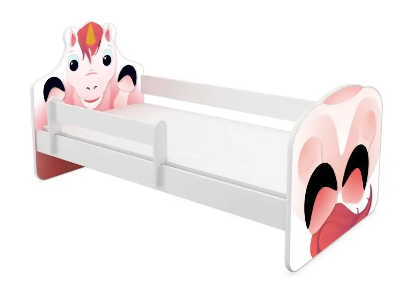 Pat MyKids Animals Unicorn 140x70 (White/Pink)