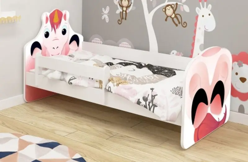 Pat MyKids Animals Unicorn 140x70 (White/Pink)