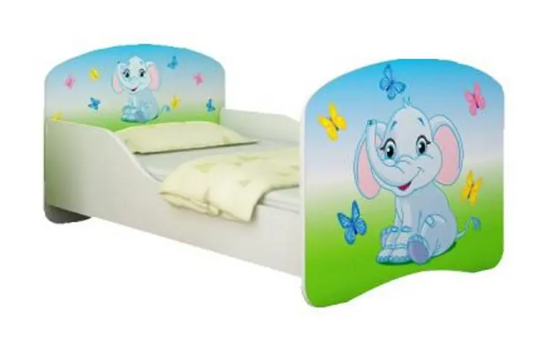 Кровать MyKids Elephant 27 140x70 (White/Blue) - 2