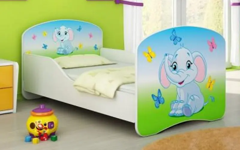 Кровать MyKids Elephant 27 140x70 (White/Blue) - 3