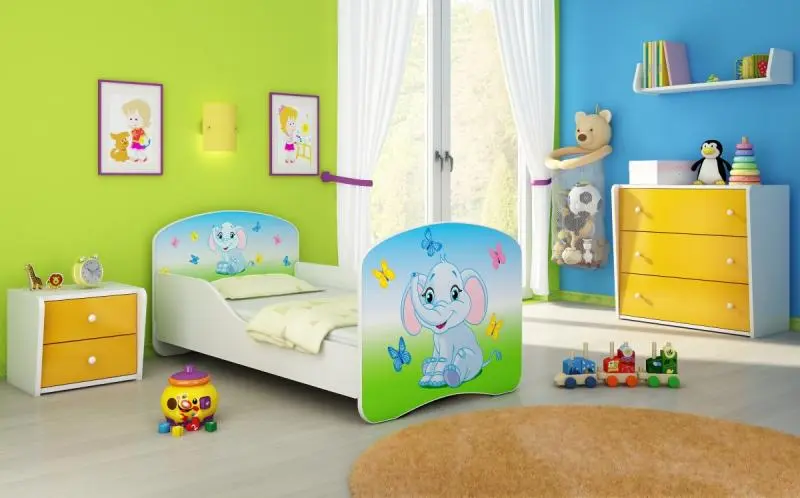 Кровать MyKids Elephant 27 140x70 (White/Blue)