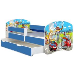 Кровать MyKids Fire Station с ящиком 160x80 (Blue) Thumb