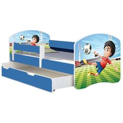 Pat MyKids Football cu sertar 160x80 (Blue) Thumb