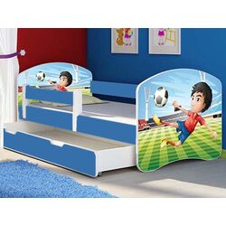 Кровать MyKids Football с ящиком 160x80 (Blue)