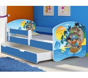 Pat MyKids Pirates cu sertar 160x80 (Blue)