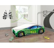 Pat MyKids Race Car 04 160x80 (Green)