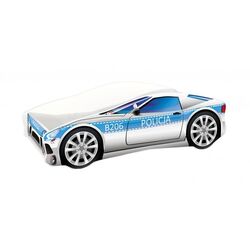 Pat MyKids Race Car 09 160x80 (White/Blue) Thumb
